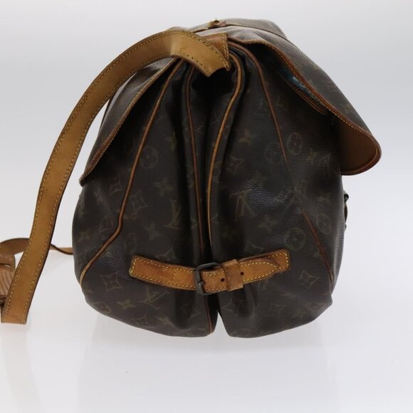 LOUIS VUITTON Monogram Saumur 35 Shoulder Bag LV Auth - Picture 4 of 16